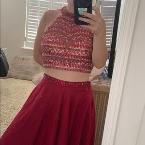 BEAUTIFUL Sherri Hill 2 Piece Prom Dress